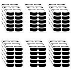 180 Pairs Sports Eye Black Stickers for Kids, Customizable Eye Black Baseball Fo