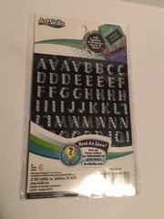 Artskills Mini Gem Journal Photo Scrapbook Stickers Set of 1 Alphabet