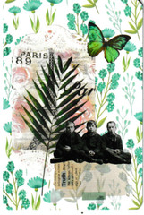 Collage Art Junk Journaling Cards, Tim Holtz, A Garden in Paris , 6 pcs 4″ x 6″