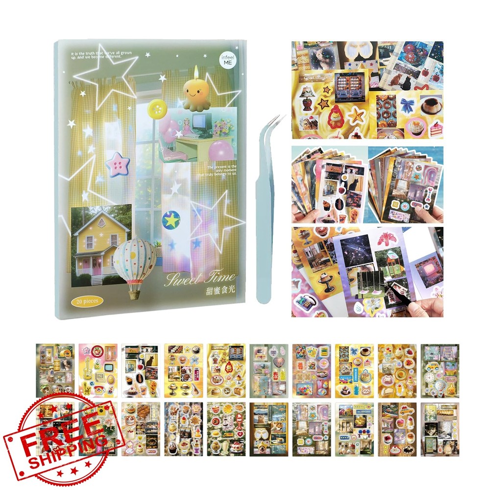 Teoippv Sweet Moment Japanese Stickers Book