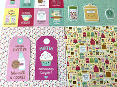 K167 – BAKE ME HAPPY MADE WITH LOVE 6X6 SCRAPBOOK CARD KIT WITH DIECUTS