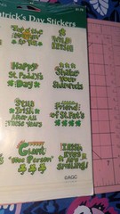Vintage American Greetings St Patricks Day Stickers Sayings 4 Sheets New Pack