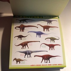 Japanese Dinosaurs Stickers book 209 Stickers Shogakkan NEO