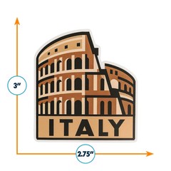 Italy Vinyl Sticker