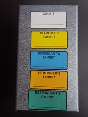 1″x2″ 500 PCS Exhibit Stickers Plaintiff’s Defendant’s 1*2 inches