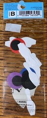 RARE Jolees Mini BOWLING Bag Pins & Balls Bowl Indoor Sport Alley Scrapbook