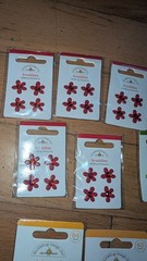 Doodlebug Embellishment Lot Brad’s, Pearls, Jewels, Sprinkles, Pops, Jellishment