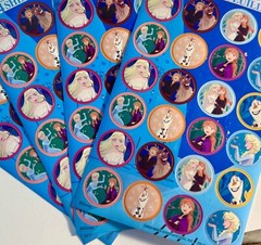 Disney Frozen Elsa Anna Olaf 199+ Stickers, Princess Let it go Sticker Lot