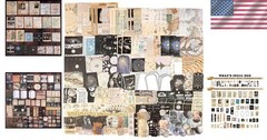 200pcs Vintage Celestial Journal Supplies – Scrapbooking Paper & Stickers Kit