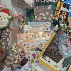 Huge Ephemera Lot Variety Junk Journal Scrapbooking Cardmaking Paper Sticker Etc