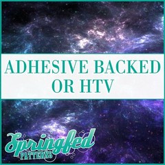 GALAXY Space Pattern #3 Adhesive Vinyl or HTV Heat Transfer Vinyl Stars Print
