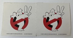 Vintage 1988 Ghostbusters 2 sticker Columbia Pictures 3 inch