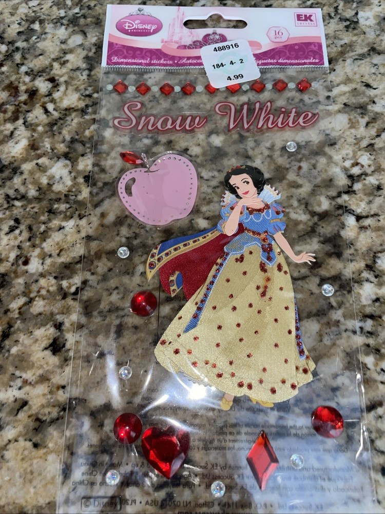 Disney Snow White Scrapbook Sticker Set