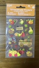 Sticker Craft Lot – Assorted Pages Scrapbook Cut Outs Puffy Love Butterfly Fall