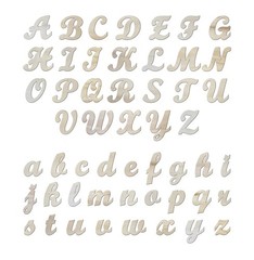 3 Inch 284 Pieces Wooden Letters Unfinished Wood Letters for Crafts Cursive A…