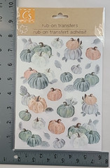 Scrappbooking – Crafter’s Square transfers / sticker – Lot of 3 – fall items