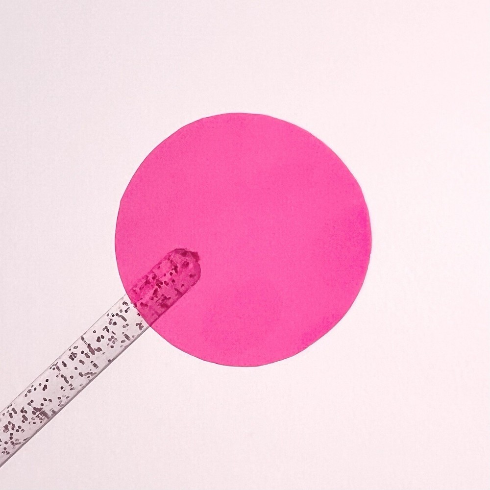 Pink See Through Circle Stickers! – Choose a Size!