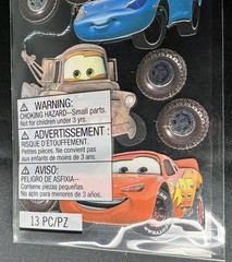 Disney Cars Dimensional Stickers Lightning McQueen Mater Sally Scrapbook 13 Pcs