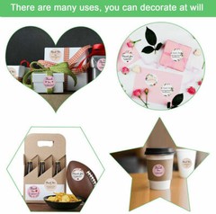 500Pcs 1/1.5″ Thank You Stickers Thank You For Supporting Small Business Labels
