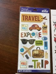 Themed Scrapbooking Stickers Lot Of 4 Sticko Recollections Ek Success