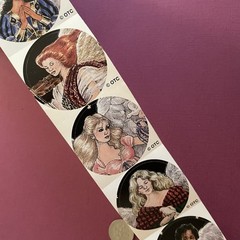 Vtg OTC Oriental Trading Company Sticker Roll- Christmas Angels Heavenly