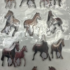 Stick A Bilities Horse Stickers New Puffy 18 Pieces
