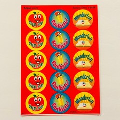 TREND Scratch n Sniff Scented Sticker LOT Chocolate Apple Blueberry Honey NEW