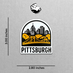Pittsburgh Magnet | Travel Magnet | Fridge Magnet (PIT02)