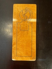 AccuCut Bookmark Globe Die B1757LC Teacher Library Geography Classroom Craft