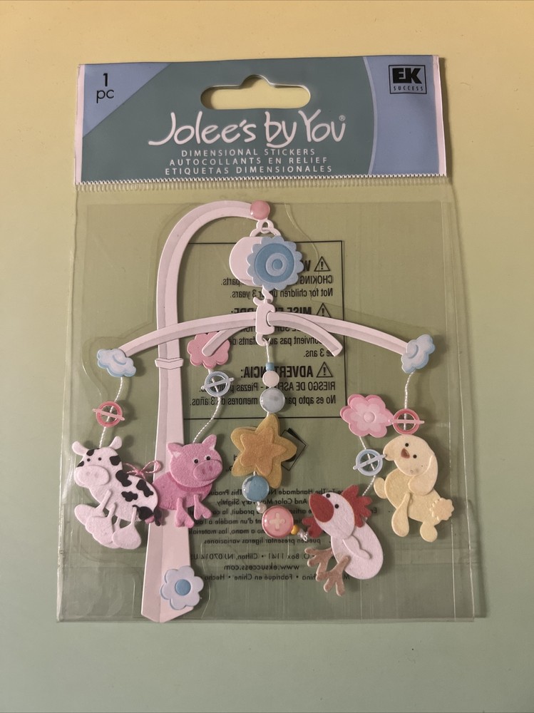 Jolee’s Boutique MOBILE 1pcs Dimensional Scrapbooking Stickers RARE