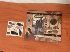Alaska Scrpbook Album, Alaska stickers and diecut embelishments