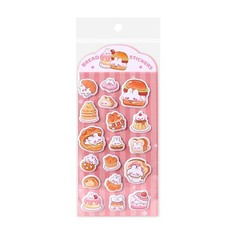 Cute Themed Decorative 3D Sticker Set for Journaling Stationery Decoration DIY