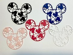 Die Cuts Mickey Mouse Disney Cards & Craft Scrapbooking Embellishments Projects