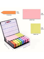 1 Set of Colorful Convenience Stickers Organization Multi-Color Stickers Set Lea