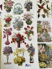 Violette Sticker Club 18 Sheets Pro Pack Sticker Sheets Butterflies Flowers
