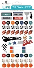 Paper House LIFE ORGANIZED Planner Stickers – SPORTS – 260 pcs