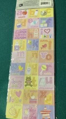Baby Girl Flip Pack Scrapbooking Stickers 89 Total Stickers by K & Co Brand New!