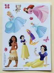 Disney Princess. Sticker sheet.
