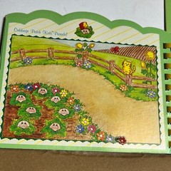 Vintage 1983 Cabbage Patch Kids Puffy Sticker Book Diamond Toys Used Stickers
