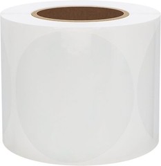 Clear Seal Sticker Labels 2 Inch round Circle Wafer Stickers/Labels 2 Inch Round