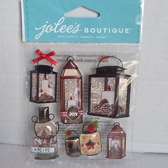 Me & My Big Ideas Soft Spoken & More CHRISTMAS Theme Stickers Lot- Lot Of 8