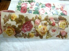 Cabbage Rose Tulip Stickers New Victorian Style Scrapbooking Crafts Junk Journal