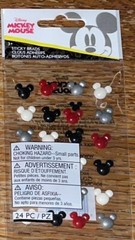 Disney Ek Success Black Red White Gray Mickey Mouse Icons Heads Ears Stickers 3D