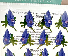 Jolee’s Boutique Bluebonnet Repeats Dimensional Stickers 16 Pcs. NEW