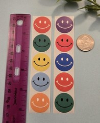 20 HAPPY FACE STICKERS/SMILEY FACE STICKERS/REWARD STICKERS/ STICKERS FOR KIDS