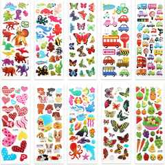 3D Stickers for Kids & Toddlers 500+ Puffy Stickers Variety Pack for Scrapbookin