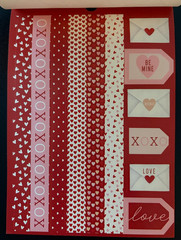 RECOLLECTIONS VALENTINE’S DAY STICKER BOOK 341 PC STICKERS 12 SHEETS ROMANCE