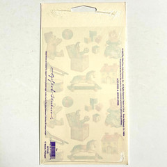 Victorian Toys Stickers Bear Blocks The Gifted Line John Grossman NIP Vintage