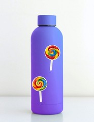 Rainbow Lollipop Die Cut Vinyl Stickers Set Scrapbooking Laptop Waterbottle