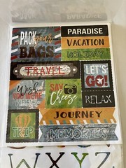 Jot Glitter Stickers 59 Pieces Road Trip Travel Journey Memories